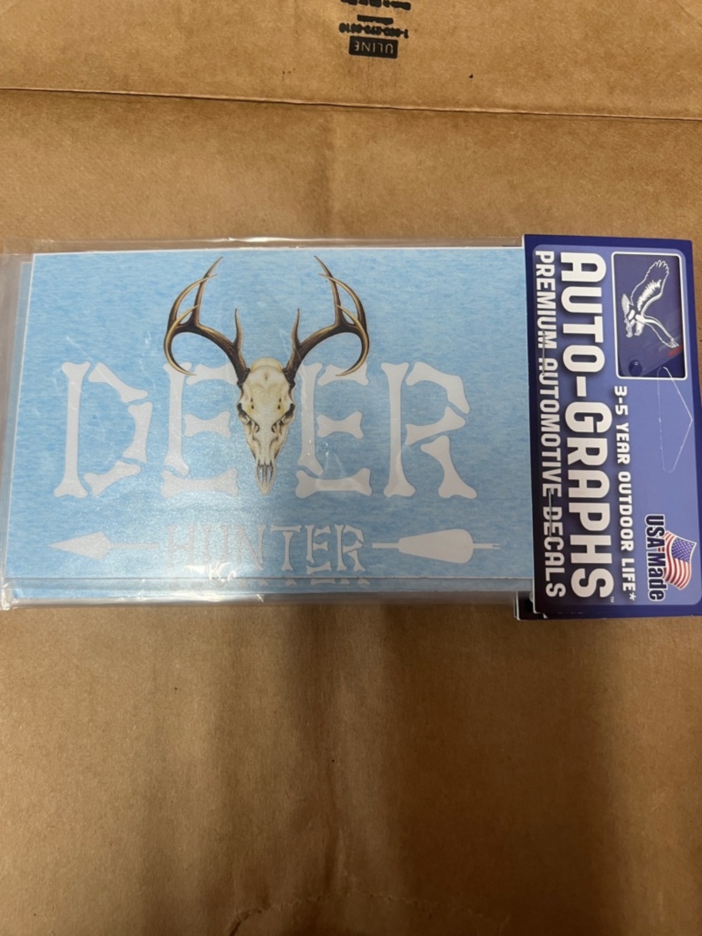 Deer Hunter Vinyl Car Decal Large and Small